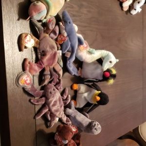 Sea themed Beanie babies